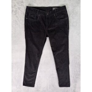 Mufti Airborne Pants Mens 32x28 Black Corduroy‎ Ankle Length Regular Fit Stretch